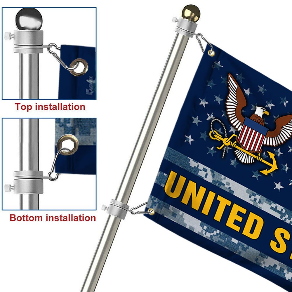 U.S. Navy Grommet Flag