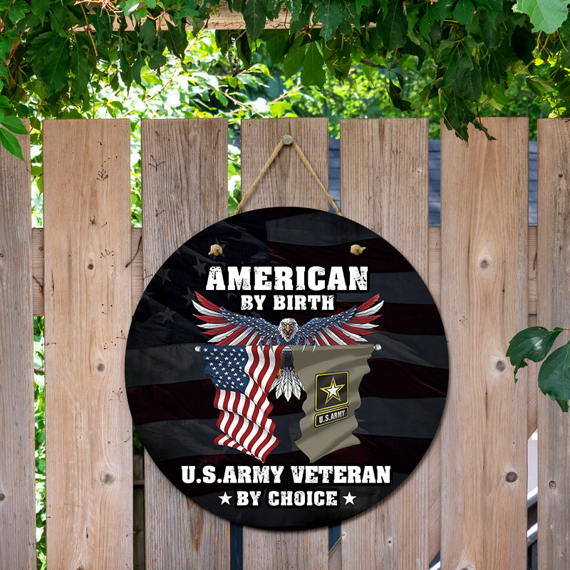 Door sign - Veteran by choice