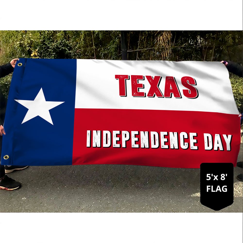 Texas Independence Day Grommet Flag TQN816GFCT