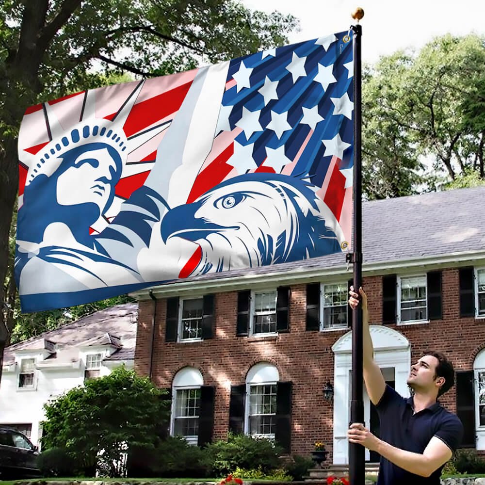 American Grommet Flag Liberty