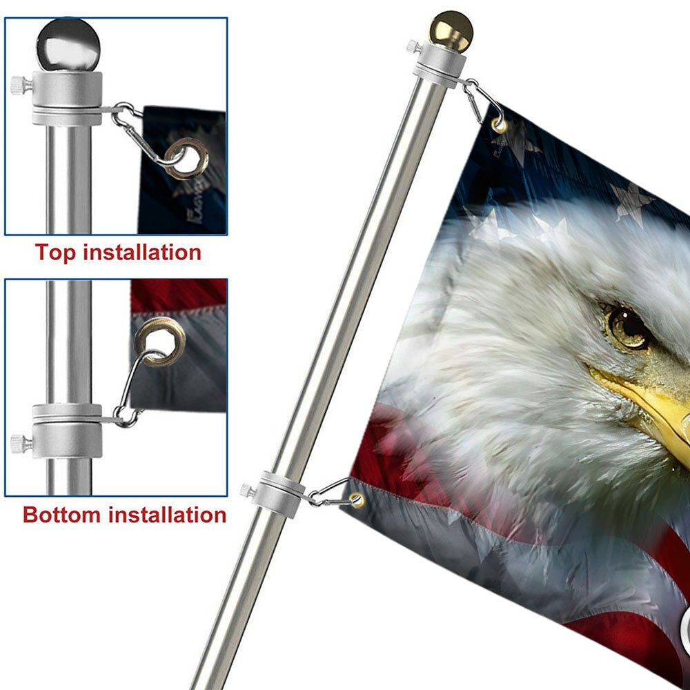 Patriot Eagle Grommet Flag