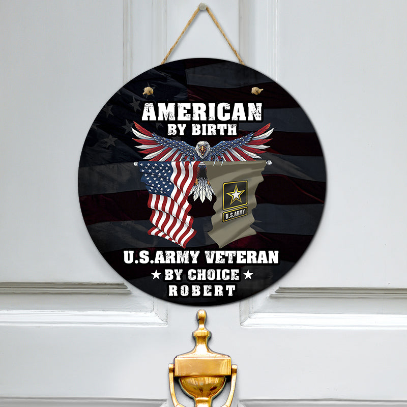 Door sign - Veteran by choice