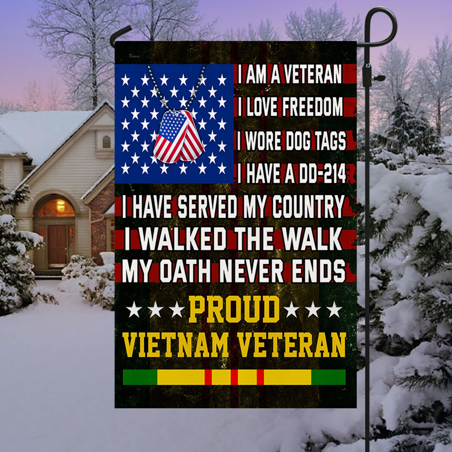 Vietnam Veteran Garden Flag & Mailbox Cover QNN532MFCT