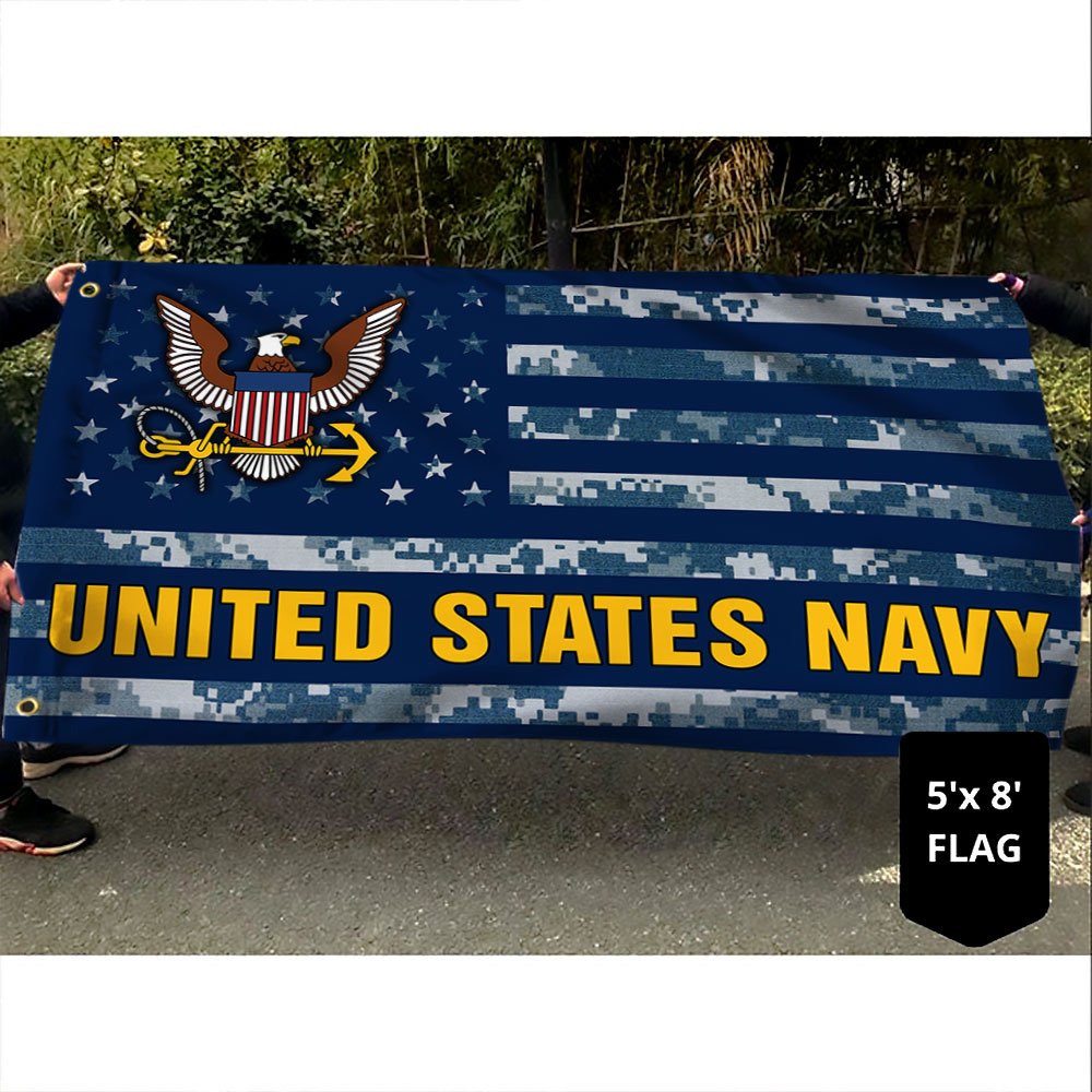 U.S. Navy Grommet Flag