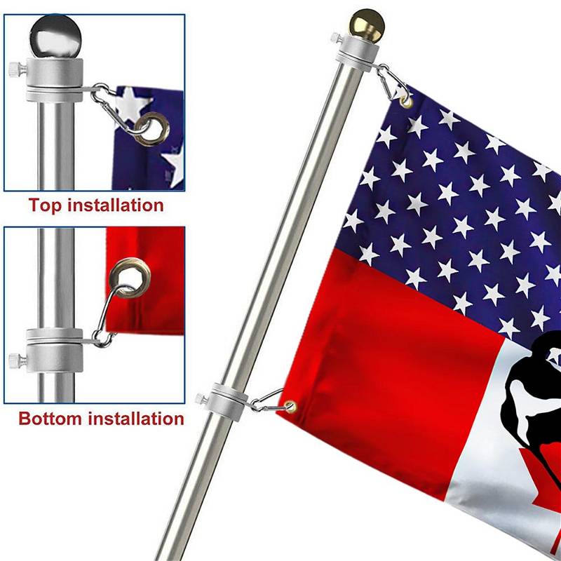 Freedom Convoy 2022 Canadian & American Grommet Flag DBD3266GFv3CT