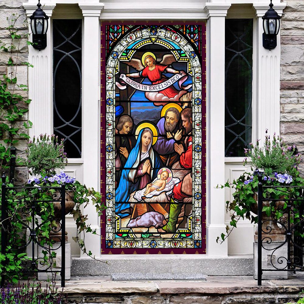 Jesus Christ Family Door Cover