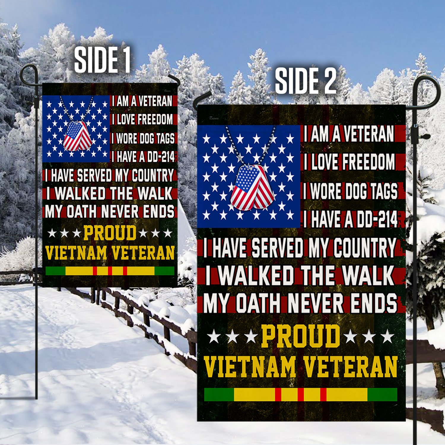 Vietnam Veteran Garden Flag & Mailbox Cover QNN532MFCT