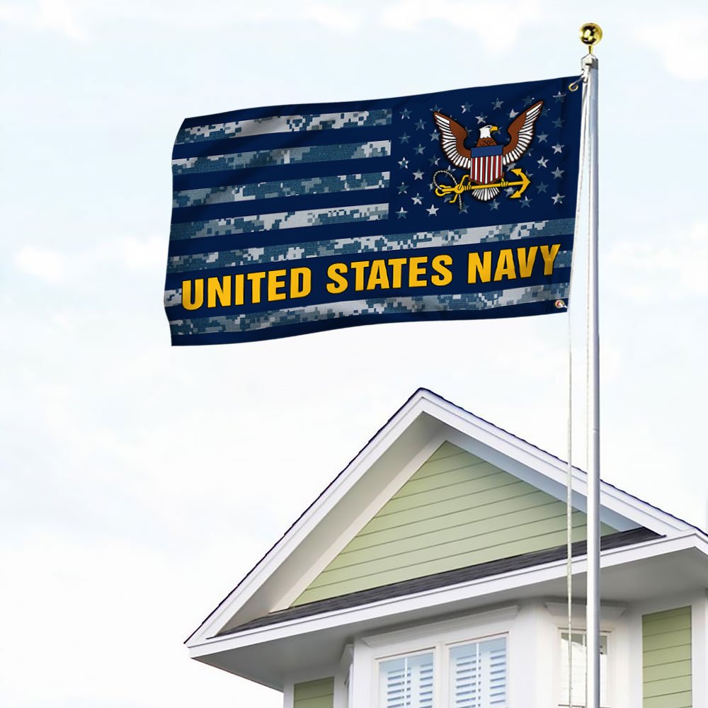 U.S. Navy Grommet Flag