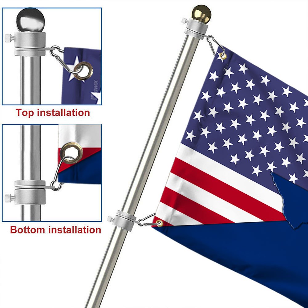 Texas Flag Texas American Eagle Grommet Flag