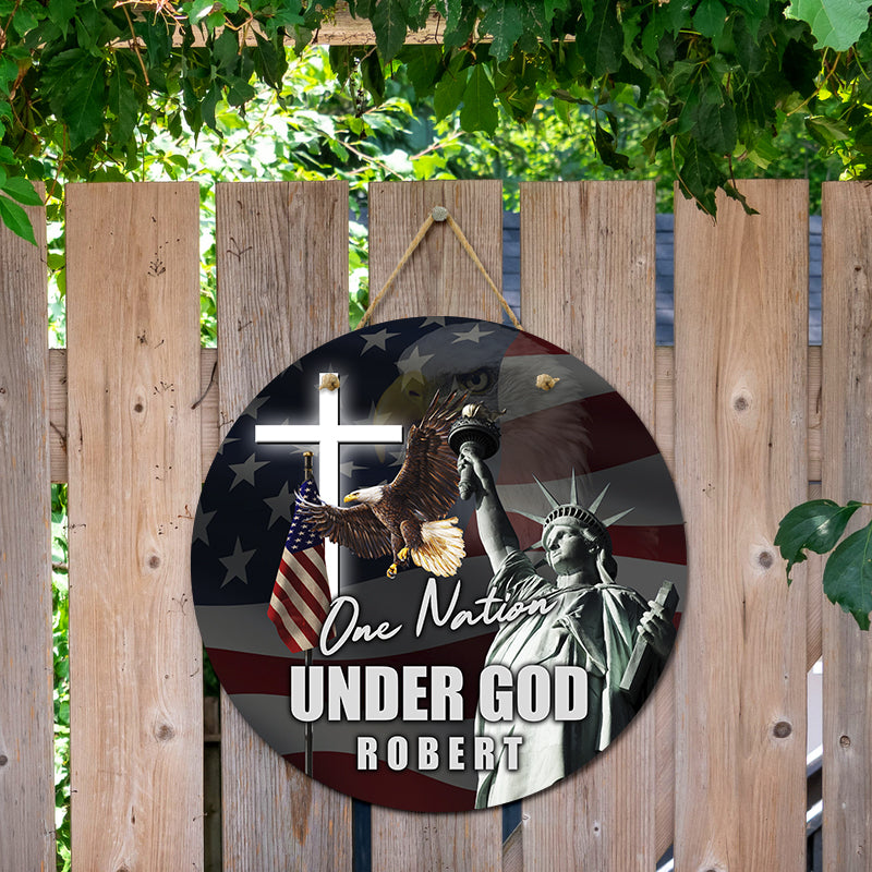 Door sign - Statue