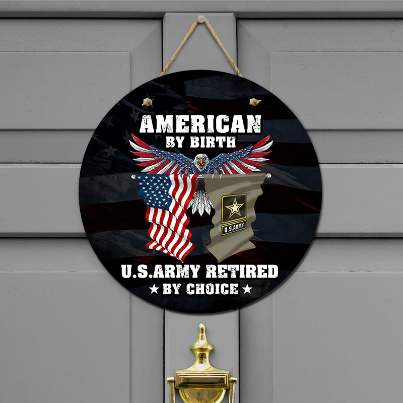 Door sign - Veteran by choice