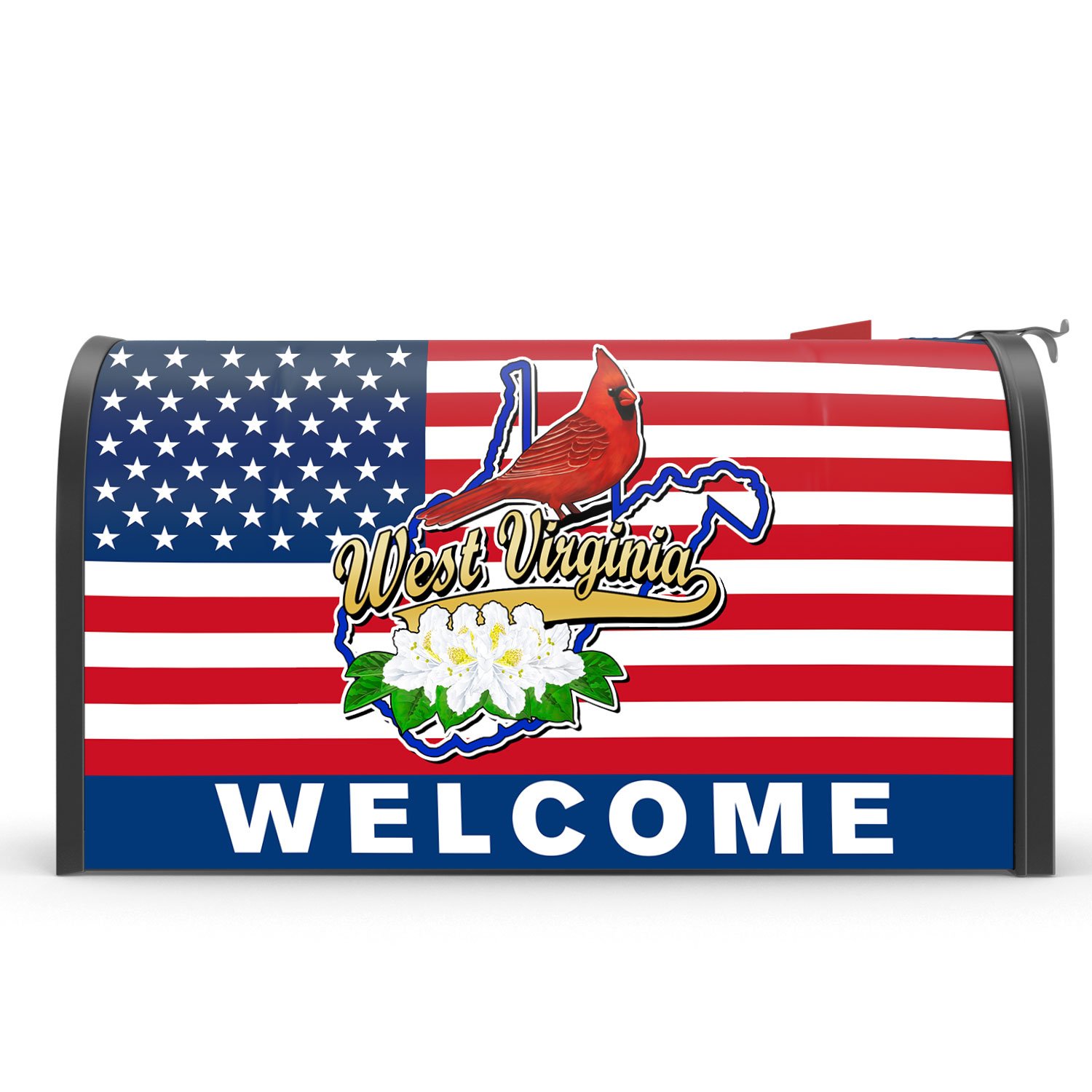 West Virginia Mailbox Cover Home Sweet Home TQN614MBCT