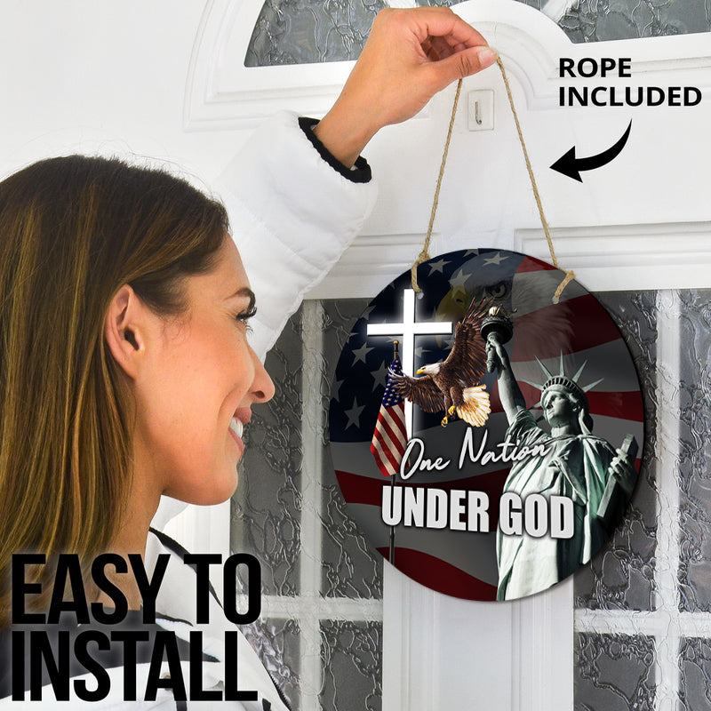 Door sign - Statue