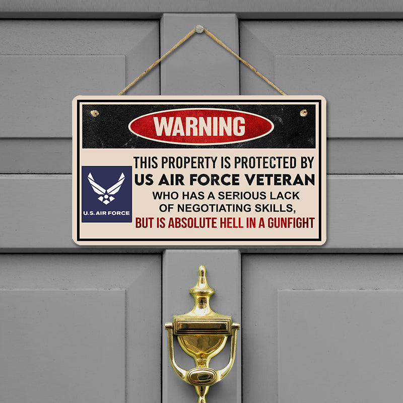 Door sign - Warning