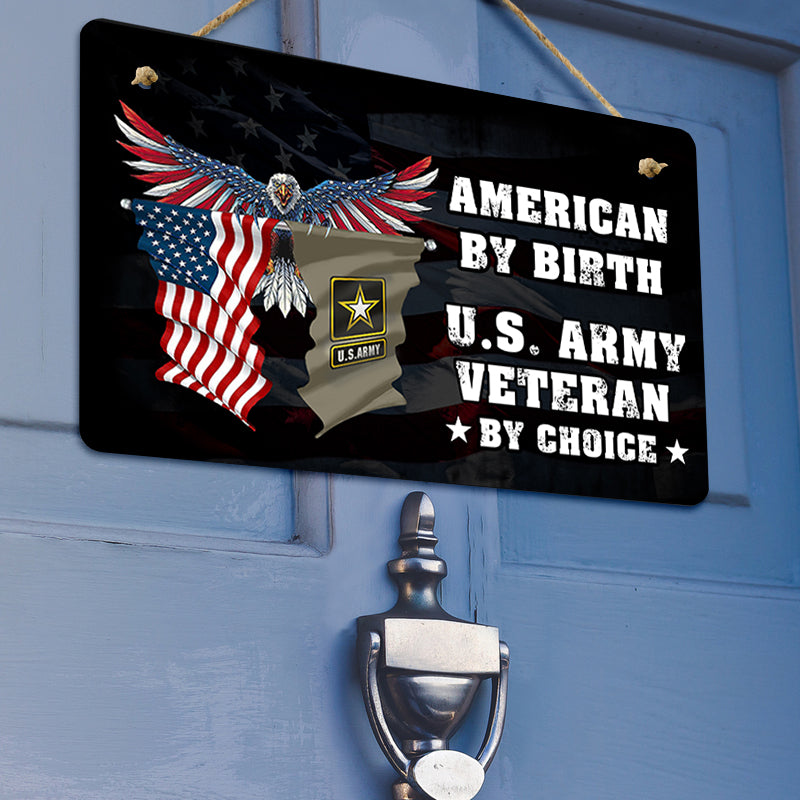 Door sign - Veteran by choice