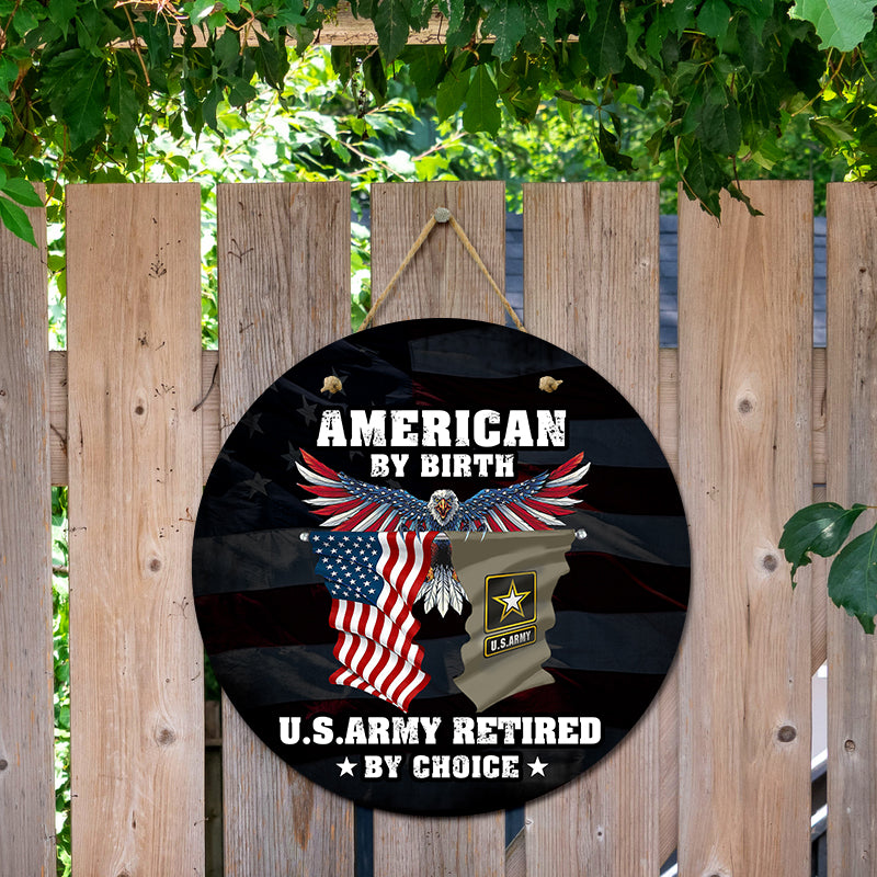 Door sign - Veteran by choice