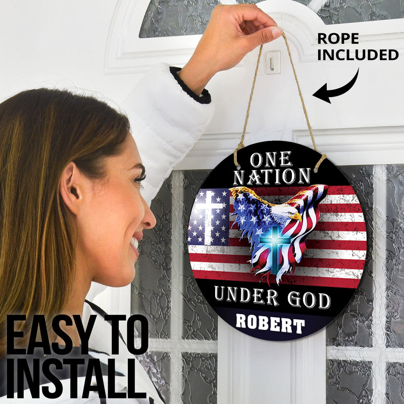 Door sign - Bright eagle