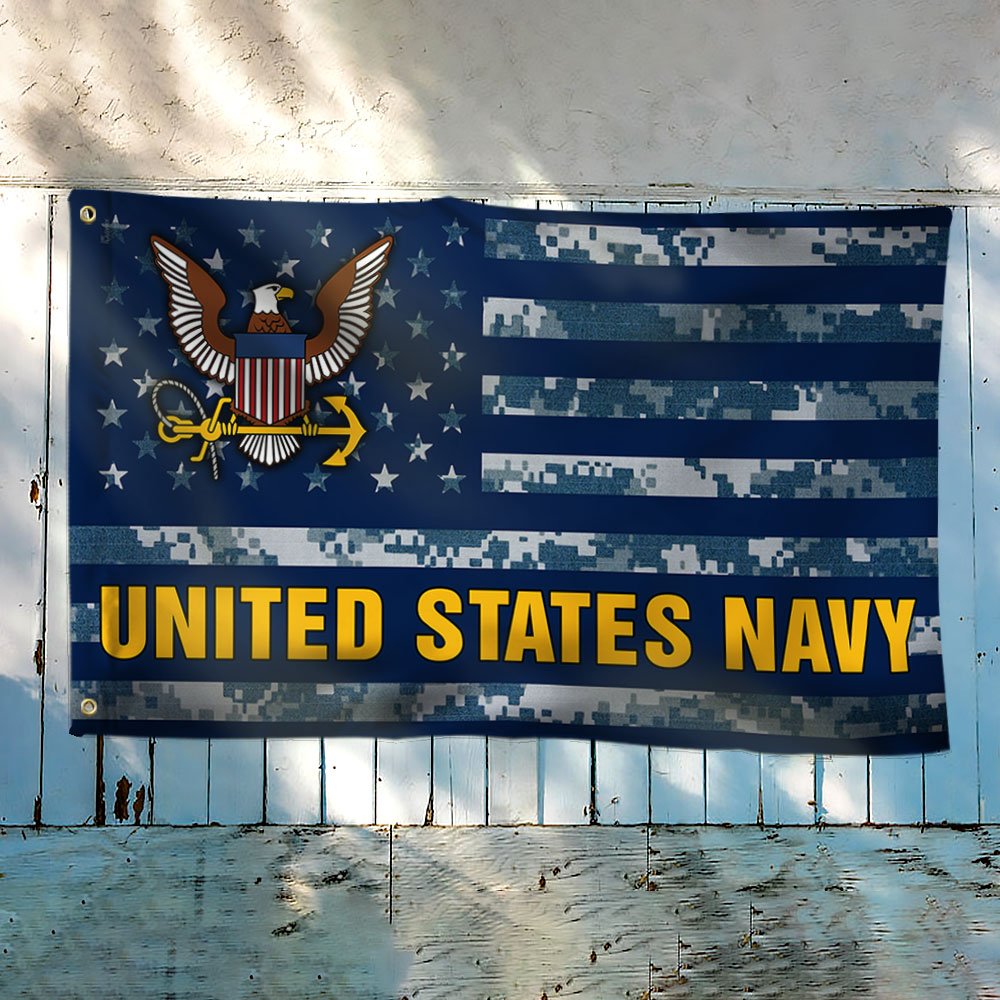 U.S. Navy Grommet Flag