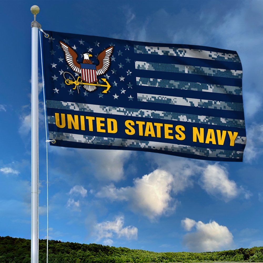 U.S. Navy Grommet Flag
