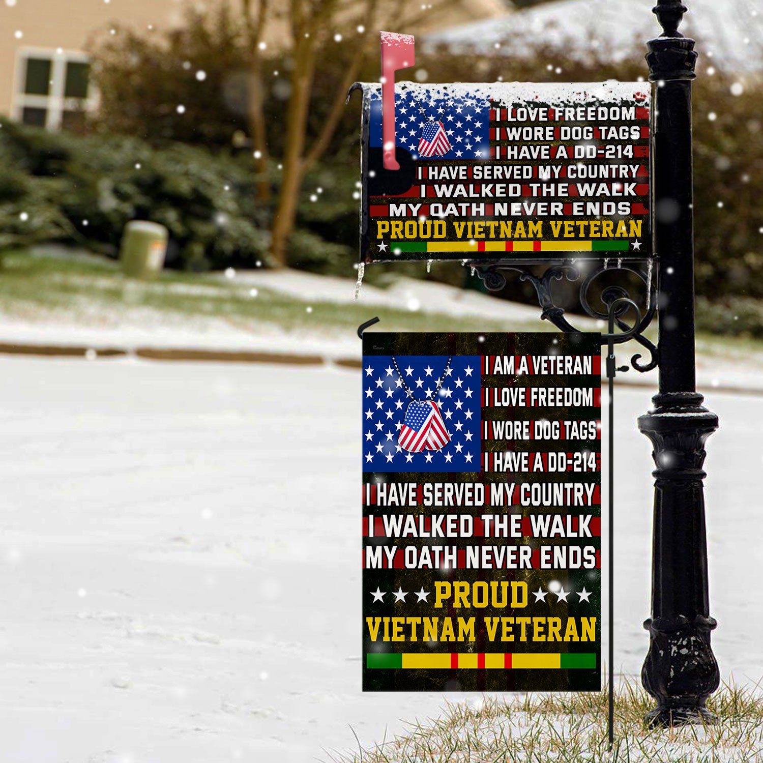 Vietnam Veteran Garden Flag & Mailbox Cover QNN532MFCT