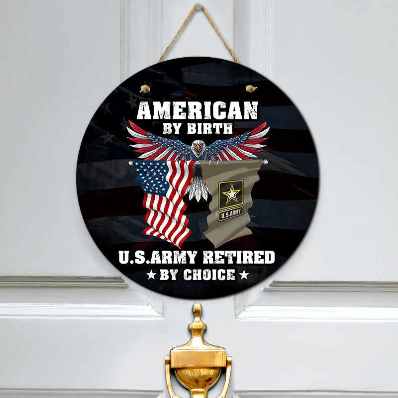 Door sign - Veteran by choice