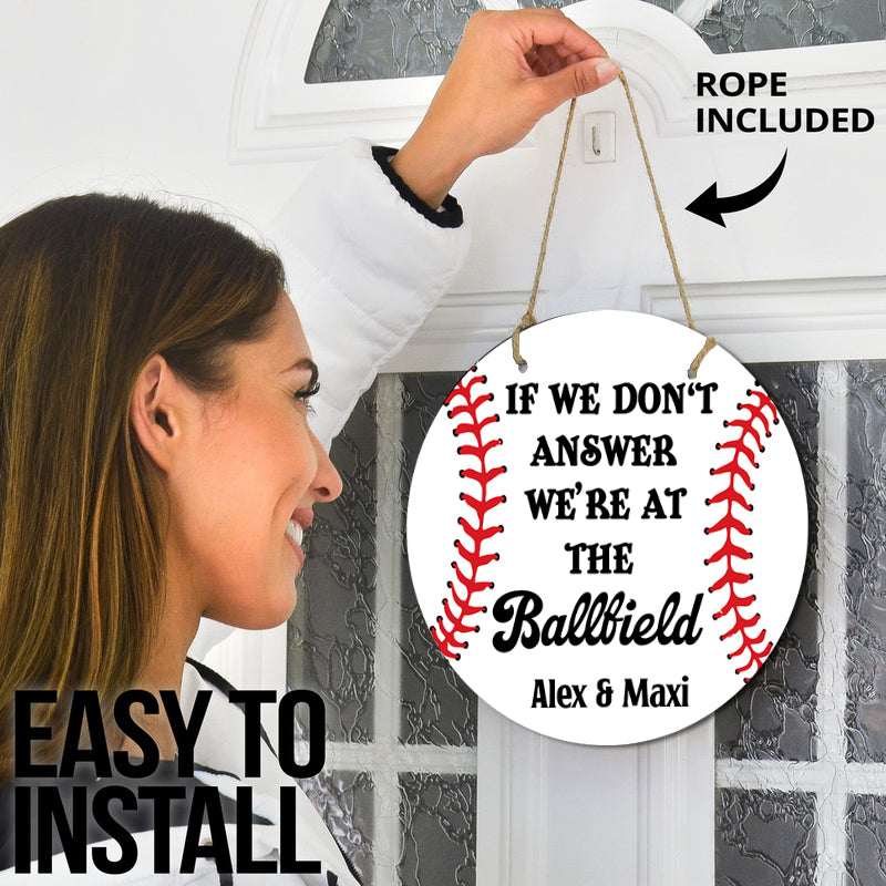 Door sign - Sorry, If we don`t Answer