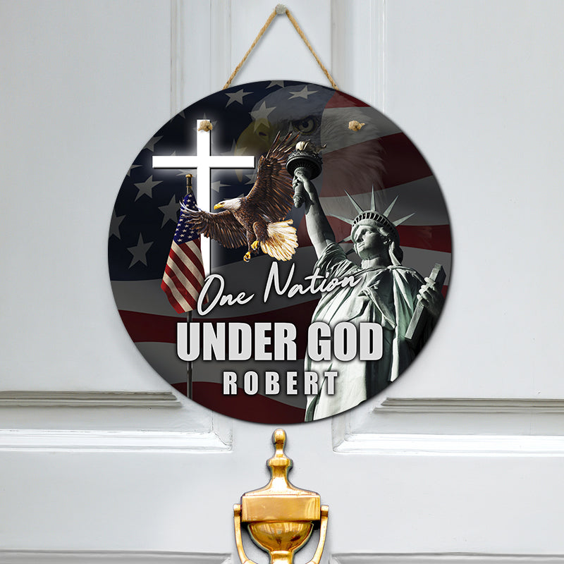 Door sign - Statue