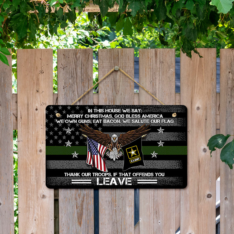 Door sign - Army symbol