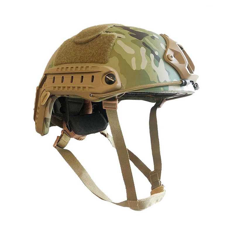Camouflage L110 Level IV 7.62x51mm Rifle Protection Full-Cut Combat II Ballistic Helmets