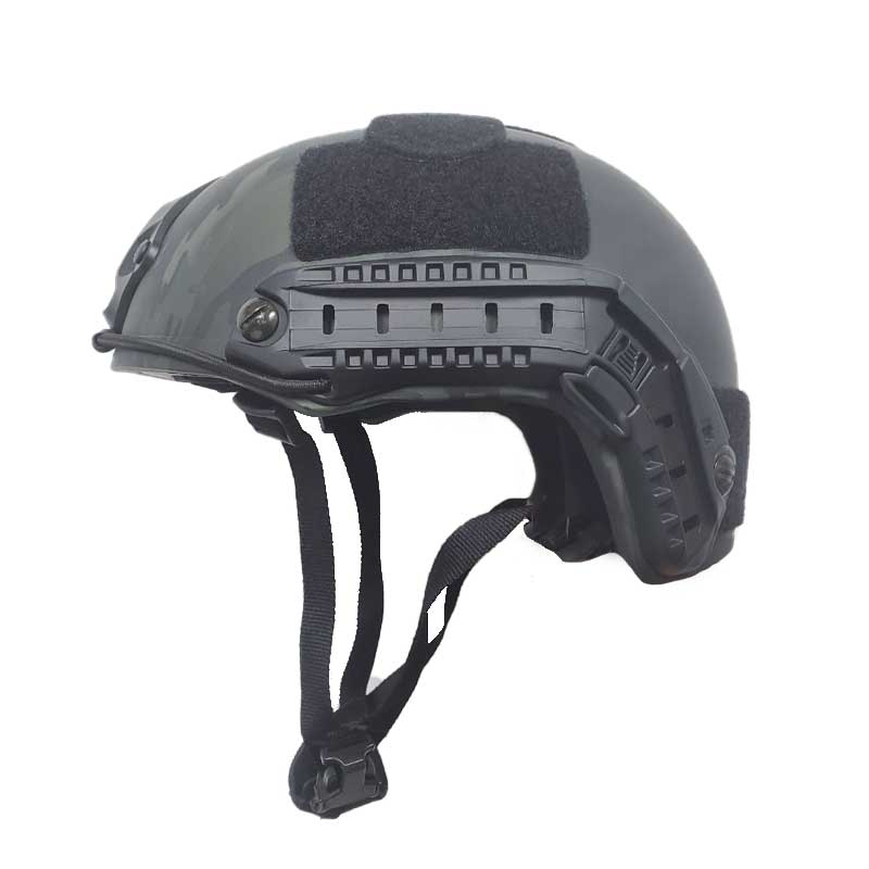 Full-Cut Combat II Kevlar Bulletproof Ballistic Helmets Camouflage Black L110 Level IV Helmets