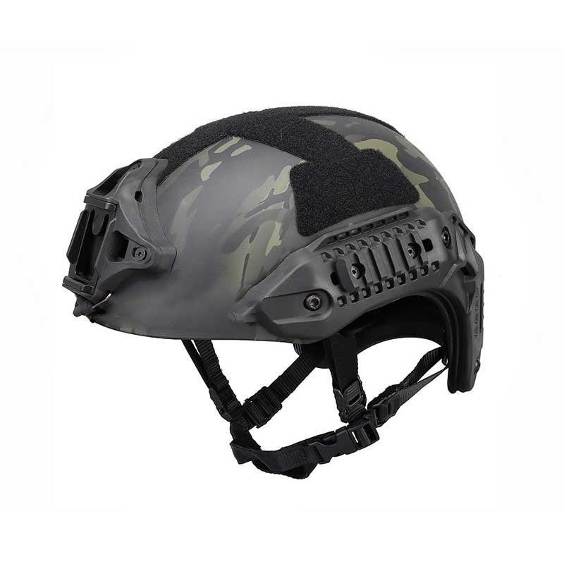 Camouflage Black L110 Level IV Full-Cut Combat II Ballistic Helmets