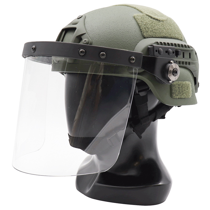 FAST/MICH Combat Helmet Mask /High-Strength Protective mask /Ransparent Explosion-Proof Mask