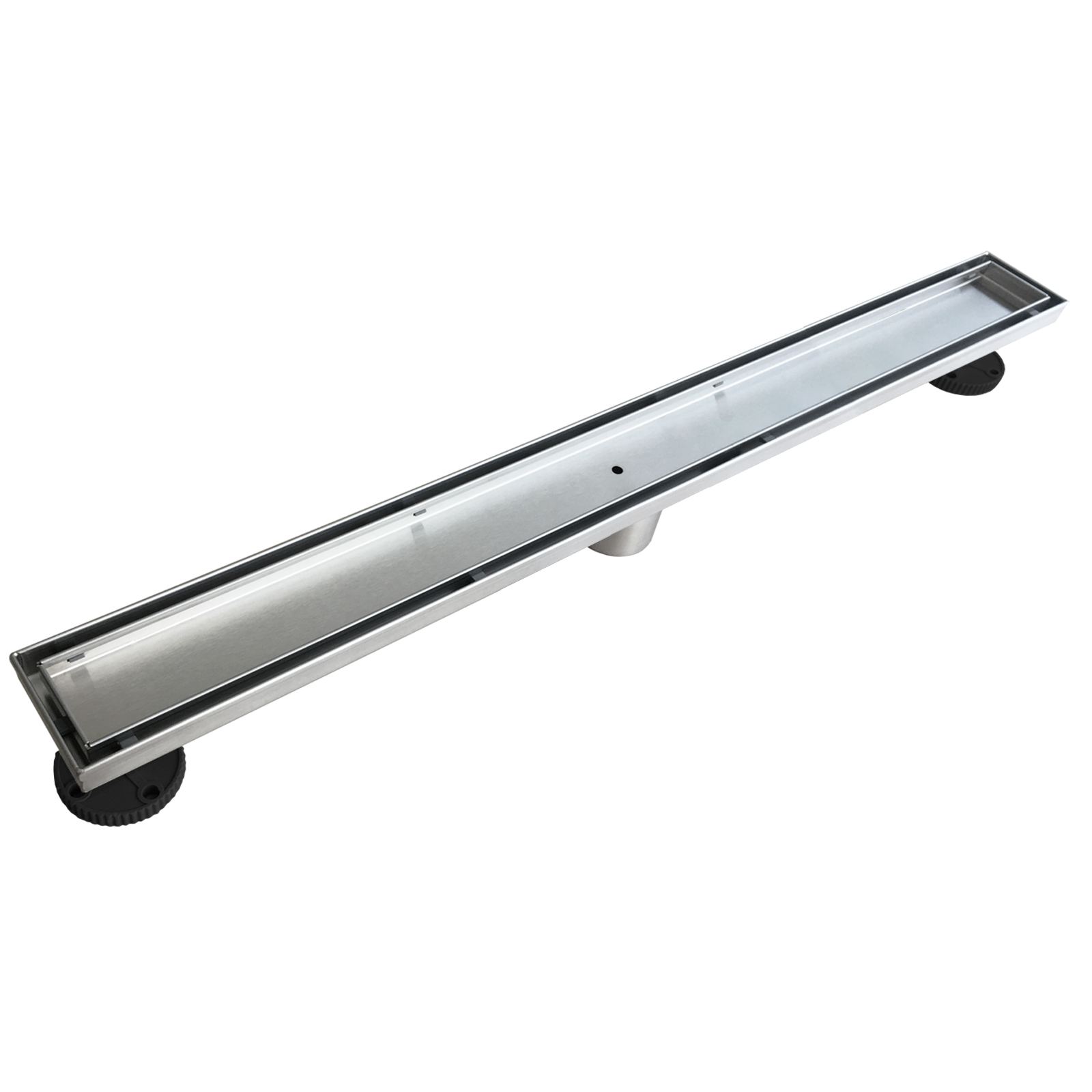 Neodrain Tile insert Linear Shower Drain, Brushed 304 Stainless Steel Rectangle Shower Floor Drain