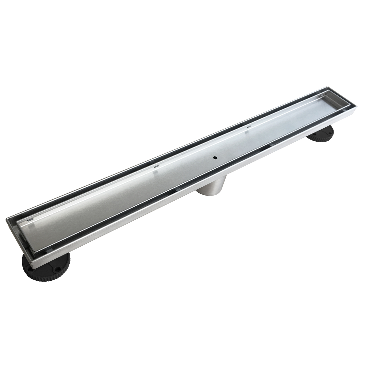 Neodrain Tile insert Linear Shower Drain, Brushed 304 Stainless Steel Rectangle Shower Floor Drain