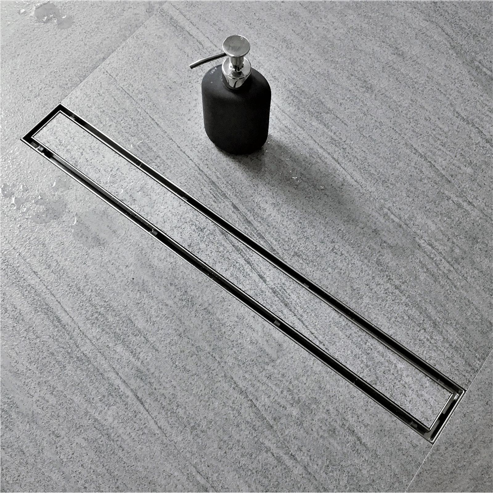 Neodrain Tile insert Pattern Linear Shower Drain Grate Cover, 304 Stainless Steel