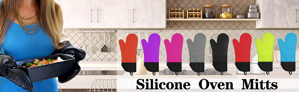 MTZRFLL Silicone Oven Mitts Set