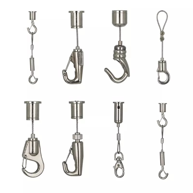 High Quality Stainless Steel Cable Suspension Hanging Kit With Gripper For Lighting Fixture