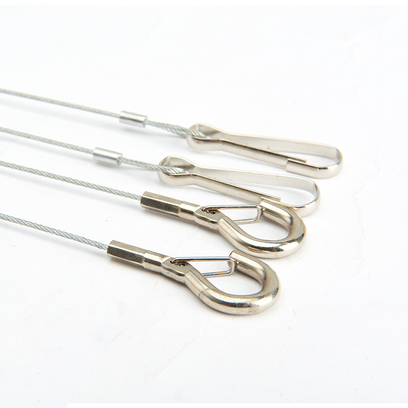 Adjustable Lighting Fitting Wire Rope Cable Suspension Kit With Gripper Hook-Dongguan Guofeng Manufacturing CO.,LTD