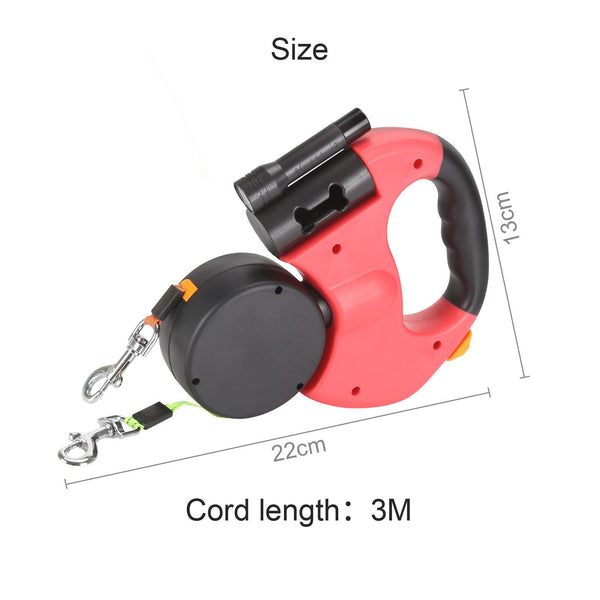 Cozy™ Dual Lighted Retractable Leash