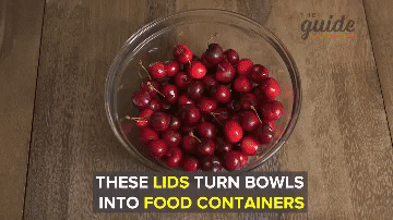 These silicone stretch lids provide a clear, airtight seal to keep your food fresh and prevent messy spills. Durable and safe, with extra thick silicone, these lids won’t tear or warp and can be used over and over.