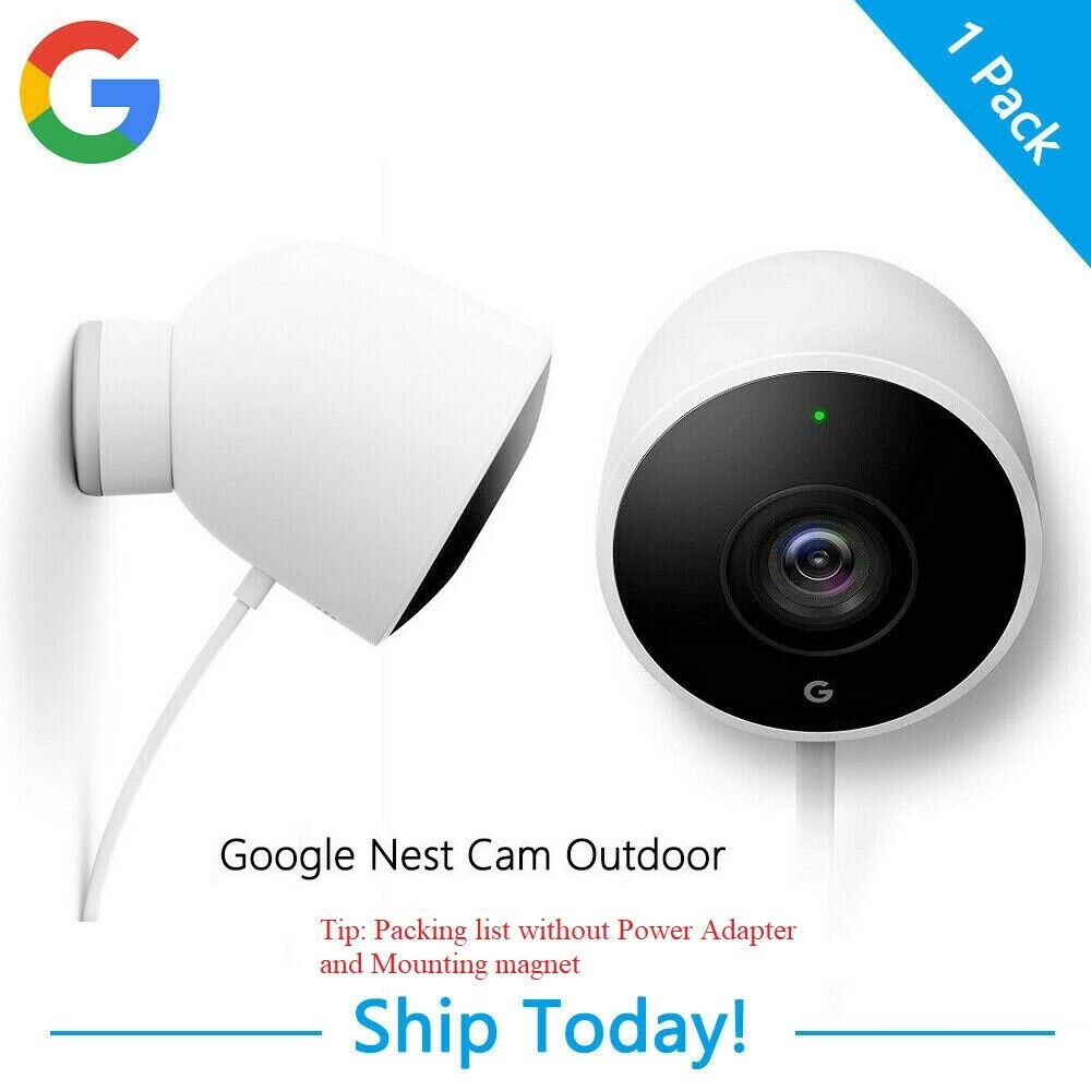 Google Nest Cam Outdoor 1080P HD Video, Night vision, Field of View for Home
