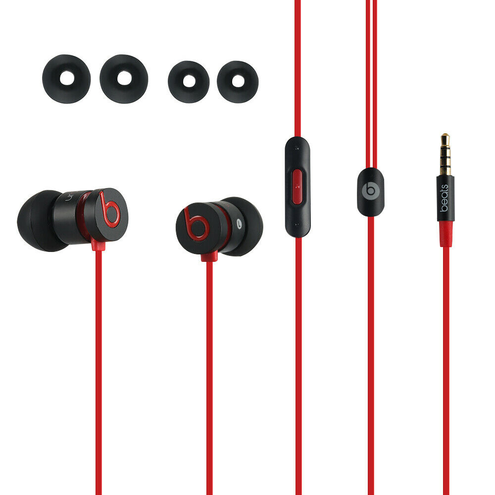 Beats by Dr. Dre urBeats 2 In-Ear Headphones with 3.5mm Connector Black Red