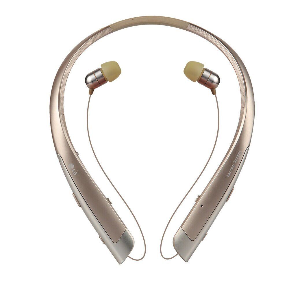 LG Tone Platinum Wireless In Ear Headset Gold