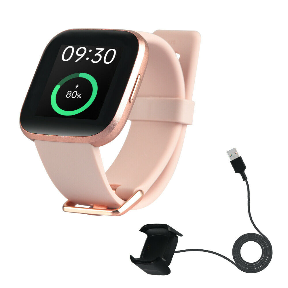 Fitbit Versa 2 Health Fitness Bluetooth Smartwatch Heart Rate Petal Copper Rose