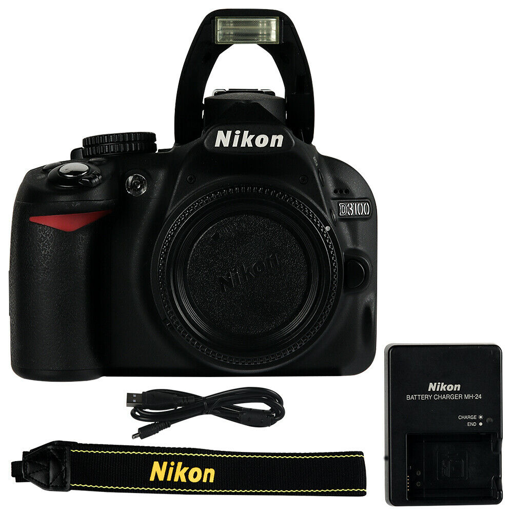 Nikon D3100 14.2MP Professional Digital SLR Camera Black ( Body only)