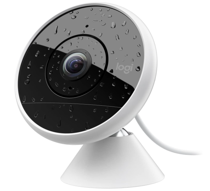 Logitech Circle 2 Indoor/Outdoor Weatherproof Wired Home Security Camera