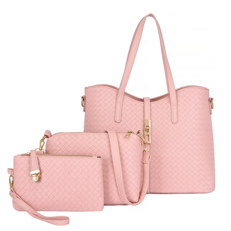 conjunto de três peças, bolsa de ombro, bolsa, bolsa mensageiro, bolsa de mãe-This With This 