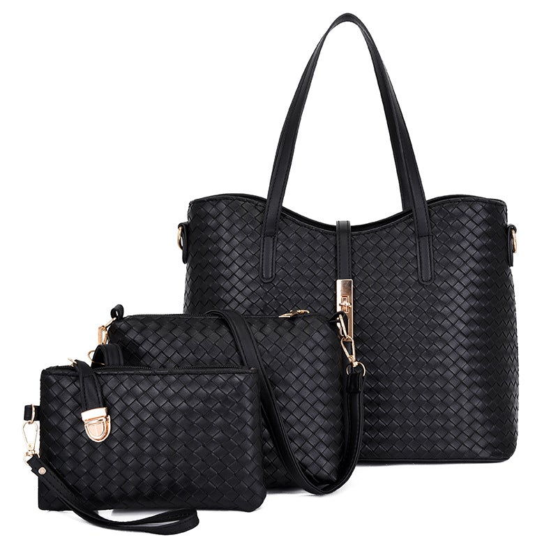 conjunto de três peças, bolsa de ombro, bolsa, bolsa mensageiro, bolsa de mãe-This With This 