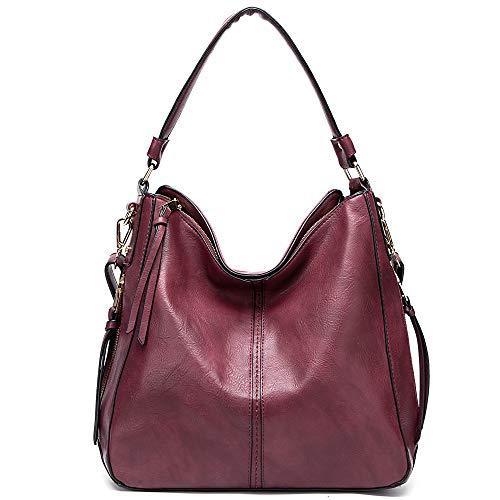 🔥Promoção🔥Bolsa de ombro feminina vintage de couro crossbody-This With This 