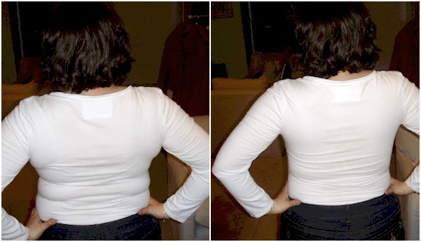 Transformações da vida real com nosso No Back Fat Bra - fotos antes e depois - Shapeez